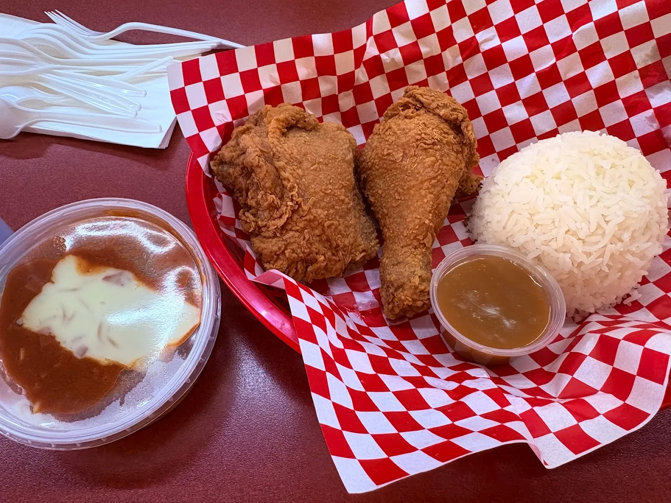 Soy garlic chicken combo meal at Side Chick'n Saskatoon