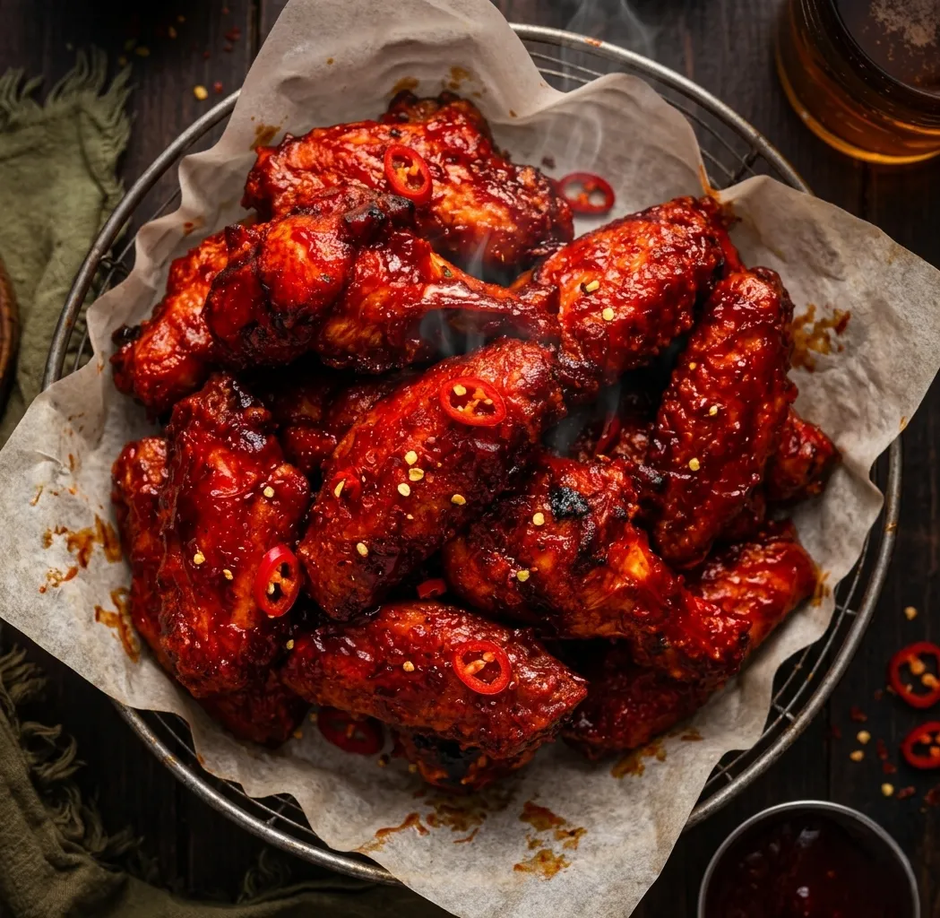 Wings of Fire — spicy fried chicken wings at Side Chick'n Saskatoon